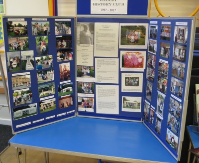 Display about the Club's history