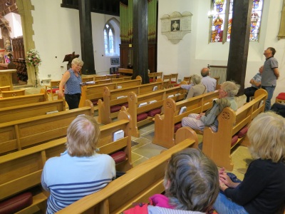 Felicity Henderson talks about the interior of the Church