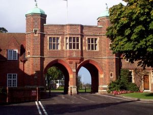 Memorial Arch at Radley College, November 2006