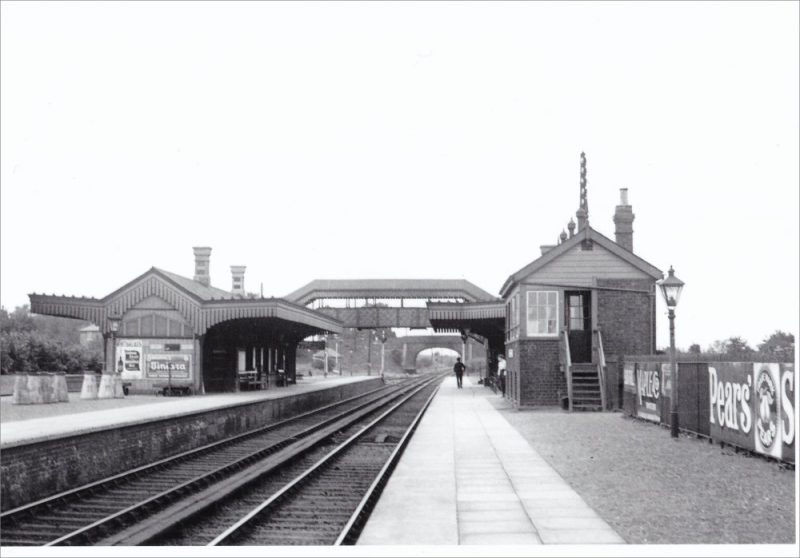 Radley Station looking north, 1930s