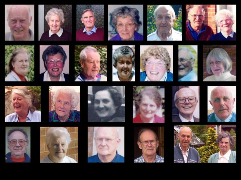 Montage of photographers of some of the people interviewed by Radley History Club for its Radley Remembered series of recordings