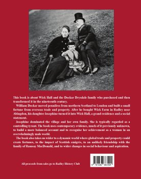 Back cover of the book 'Wick Hall: the story of a house and a family'