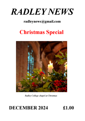 Front cover of the December 2024 issue of 'Radley News'